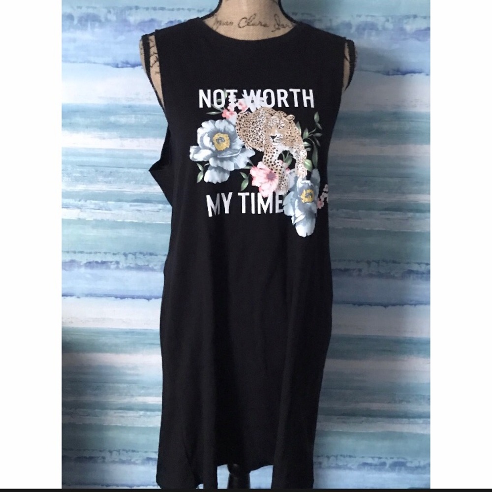 Not worth my time T-Shirt Dress
